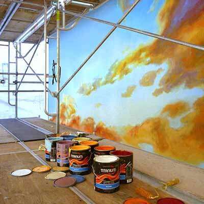 Services de peinture murales pour projets public