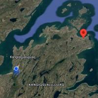 Cabine Qalirusiliq sur le bord de la Baie d'Ungava